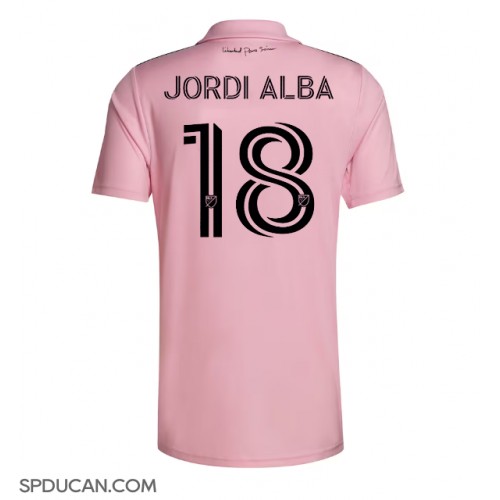 Muški Nogometni Dres Inter Miami Jordi Alba #18 Domaci 2023-24 Kratak Rukav